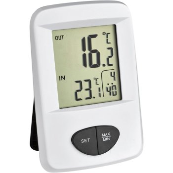 TFA 30.3061.02 BASE Wireless Thermometer, White