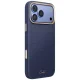 Uniq Coehl Mirelle Magnetic Charging vāciņš iPhone 18 Pro Max / 17 Pro Max, zils