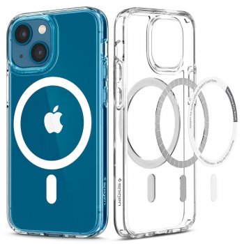 Apple iPhone 13 mini 5.4'' Spigen Ultra Hybrid Mag Magsafe Case Cover, White