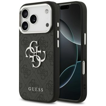 Guess iPhone 17 Pro vāciņš 4G Big 4G Classic Logo, melns