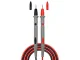 Silicone Multimeter Test Leads with Needle Tip Probes 1000V 10A