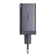 Сетевое зарядное устройство Baseus GaN5 2x USB-C + USB, 65W + кабель 1м, серый