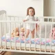 Бортик в кроватку Ricokids 3м, сине-розовый
