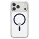 Чехол Spigen Ultra Hybrid MagSafe для iPhone 18 Pro Max / 17 Pro Max, прозрачный темно-синий