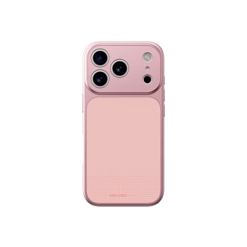 AmazingThing Minimal Mag pilna pārklājuma maciņš iPhone 17 Pro Max telefonam – rozā | Phone Case Cover