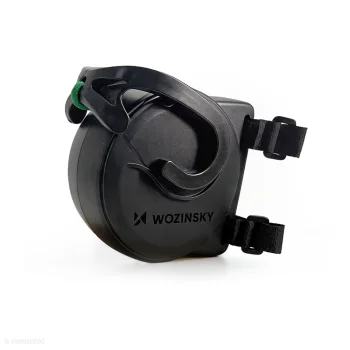 Wozinsky WLH-K2 velosipēda vilkšanas trose bērnu velosipēdam 2.6 m, automātiski saritināma, melna