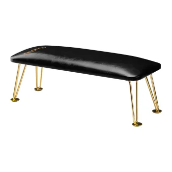 MOMO 6-M Manicure Hand Rest, Black/Gold