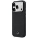 Mercedes Leather Mesh with Bow Line MagSafe vāciņš iPhone 17 Pro, melns