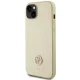 Guess iPhone 15 Plus чехол 4G Strass Metal Logo, золотой