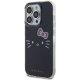Apple iPhone 15 Pro 6.1\'\' Hello Kitty IML Kitty Face Cover Case, Black | Telefona Maciņš Vāciņš Apvalks Bampers