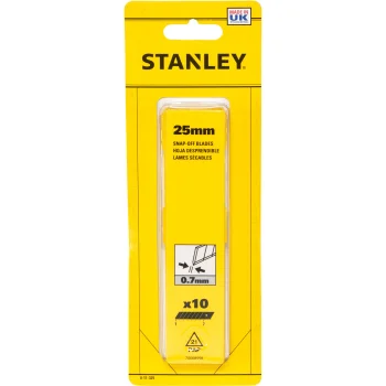 Сегментные сменные лезвия Stanley 25 мм, 10 шт. (0-11-325)