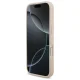 Guess iPhone 17 Pro vāciņš Grained Big 4G & Classic Logo, rozā
