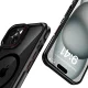 Apple iPhone 15 6.1\'\' Tech-Protect MagHybrid MagSafe Case Cover, Black | Чехол Обложка Бампер...