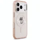 Karl Lagerfeld IML Choupette Sketch Logo MagSafe vāciņš iPhone 17 Pro, Rozā