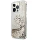 Guess 4G Big Liquid Glitter vāciņš Apple iPhone 13 Pro Max - Zelta