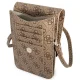 Сумка для смартфона Guess 4G Triangle GUWBP4TMBR, коричневая