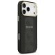 Guess 4G PU Stripe MagSafe vāciņš iPhone 17 Pro Max, Melns