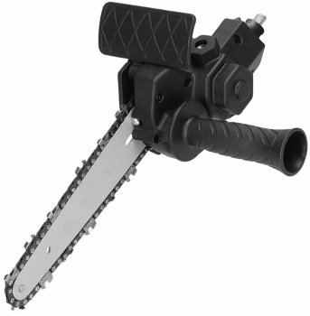 Chainsaw Drill Adapter NZ20, Black/Silver