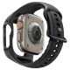 Spigen Liquid Air Pro siksniņa ar vāciņu un 9H stiklu Apple Watch Ultra 49mm, Black