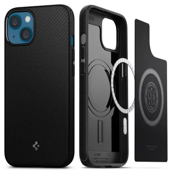 Spigen iPhone 13 vāciņš Tough Armor Mag, matēts melns