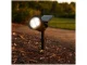 Solar Garden LED Spotlight 4 LED Ground Spike Black
