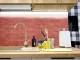 Самоклеящаяся пленка для мебели и стен под кирпич 1,22x50м