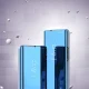 Atverams vāciņš Clear View Case Poco M4 Pro 5G ar statīva funkciju, zils