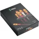 Wera 160 iS/7 Rack Screwdriver Set Kraftform Plus Series 100, 7 Pieces, Red / Yellow