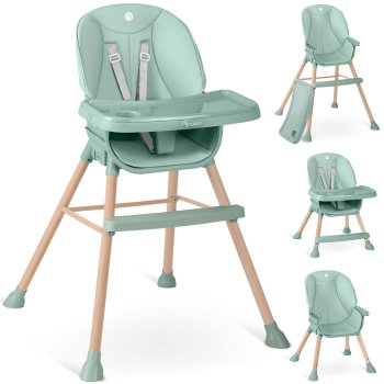 Barošanas krēsliņš Nukido Tilo 3-in-1, zaļš