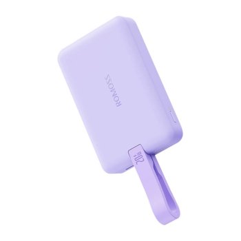 Magnetic Powerbank Romoss WMS10 10000mAh 20W Purple