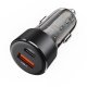 Acefast B12 auto lādētājs 60 W USB-A / USB-C - melns | Phone Car Charger