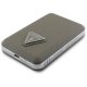 Guess Grained Triangle portatīvā baterija ar MagSafe 5000mAh 15W USB‑C – brūna