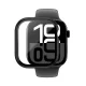 AmazingThing Radix Glass vāciņš priekš Apple Watch 42mm, melns
