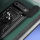 Hybrid Armor Camshield iPhone 17 Air vāciņš ar statīvu un kameras aizsargu, melns