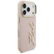 Чехол Karl Lagerfeld Karl Script Logo для iPhone 17 Pro, розовый