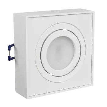 Maclean MCE464 W iebūvējams griestu gaismeklis MR16/GU10, balts