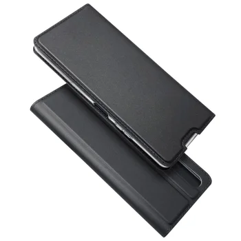 Sony Xperia 10 II Magnetic Leather Case Cover Card Holder, Black | Чехол Книжка для Телефона