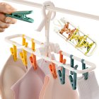 Zeķu žāvētājs apakšveļas pakaramais apģērbu 12 piespraužu komplekts | Dryer for socks underwear clothes hanger hanging clothespins set