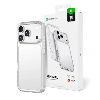 Чехол AmazingThing Minimal Drop Proof Case 3 Lens для iPhone 18 Pro, прозрачный