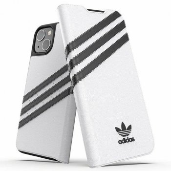 Adidas OR Booklet Case PU iPhone 13 6.1" black/black white 47092