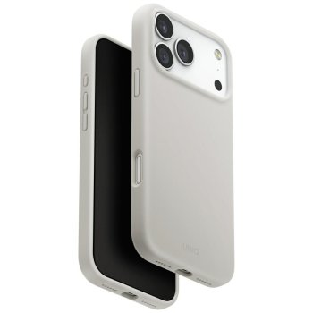 Uniq iPhone 17 Pro Max Case Lino Magclick Charging, Light Gray