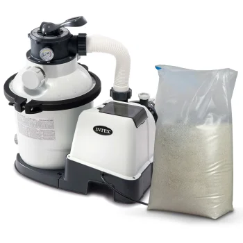 Smilšu filtrācijas sūknis Intex 26644, 5700 l/h + 25 kg smilšu