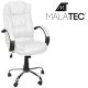Ergonomic Office Chair in Eco Leather Malatec 23240, White