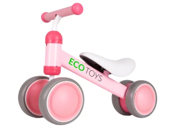 Мини-беговел для детей Ecotoys JM-118, розовый