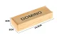 Wooden Domino Game in a Box 28 Pieces