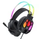 Wozinsky WSG-1118 Vadu Spēļu Austiņas ar Mikrofonu un RGB - Melnas
