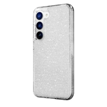 Uniq LifePro Xtreme Samsung Galaxy A55 korpuss - caurspīdīgs un sudraba krāsā | case transparent and silver