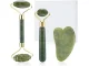 Nefrīta Sejas Rullīšu un Gua Sha Komplekts Kakla Dekoltē Zonas Masieris | Set of Jade Rollers for Face and Neck...