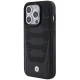 BMW iPhone 15 Pro Max Case Leather Seats Pattern, Black