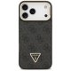 Guess 4G PU Triangle Logo & Stand Camera Magsafe Phone Case Cover iPhone 17 Pro Max - Black